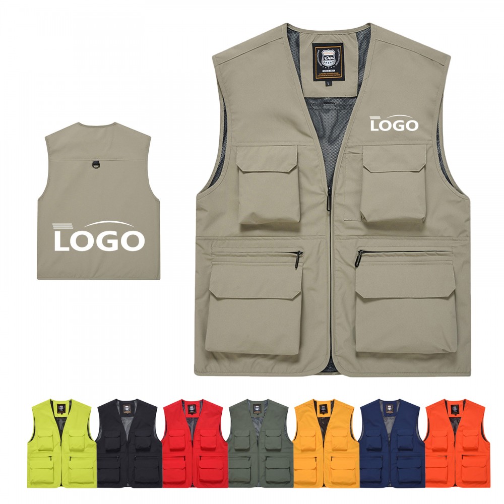 Custom Imprinted Men's Quick Dry Outdoor Vest