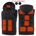 Custom Imprinted Hooded Heated Vest For Men Women,Usb Charging Heating Cloth
