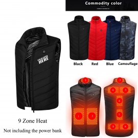 Logo Printed Winter Heated Vest