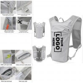 Custom Embroidered Running Hydration Vest Lightweight Insulated Pack