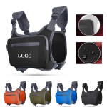 Water Repellent Reflective Running Chest Pack Custom Branded
