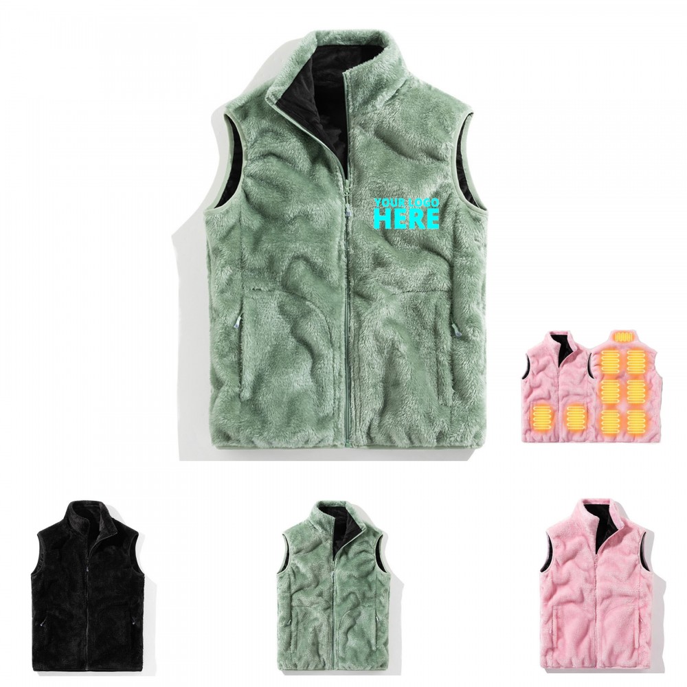 Fleece Heated Vest Custom Imprinted Fleece Heated Vest Custom Imprinted