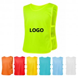 Logo Printed Quick-Dry Sports Scrimmage Vest Team