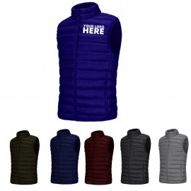 Unisex Down Vest Logo Printed