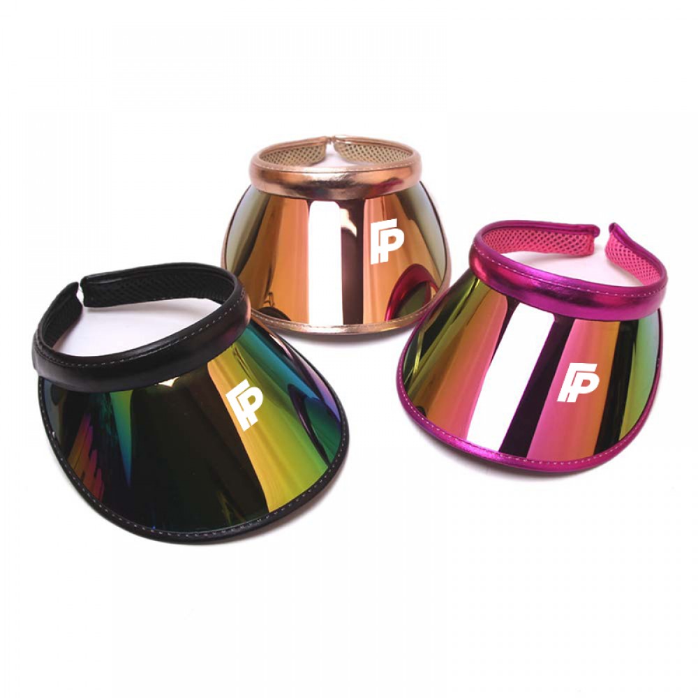 Logo Printed Women Sun Visors w/UV Protective Logo Printed Women Sun Visors w/UV Protective