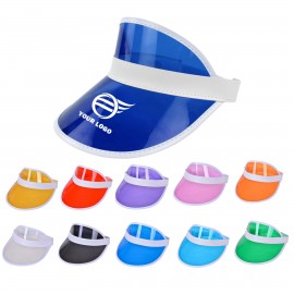 Personalized PVC Colorful UV Protection Sun Visor Cap