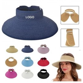 Custom Roll-Up Sun Visor with Pouch