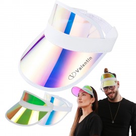 Clear Colorful PVC Sun Hat with Logo