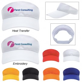Cotton Twill Visor with Logo