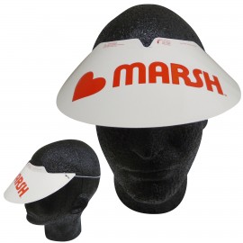 Promotional Pop-Up Visor w/Elastic Band