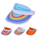 Personalized Rainbow Sun Visors Hats