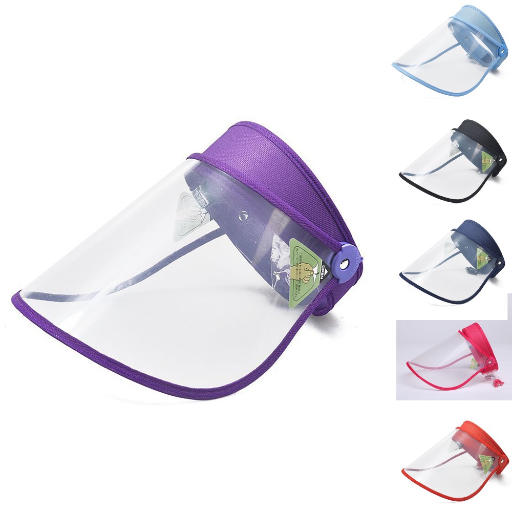 Logo Branded UV Protective Transparent Sun Visor Logo Branded UV Protective Transparent Sun Visor