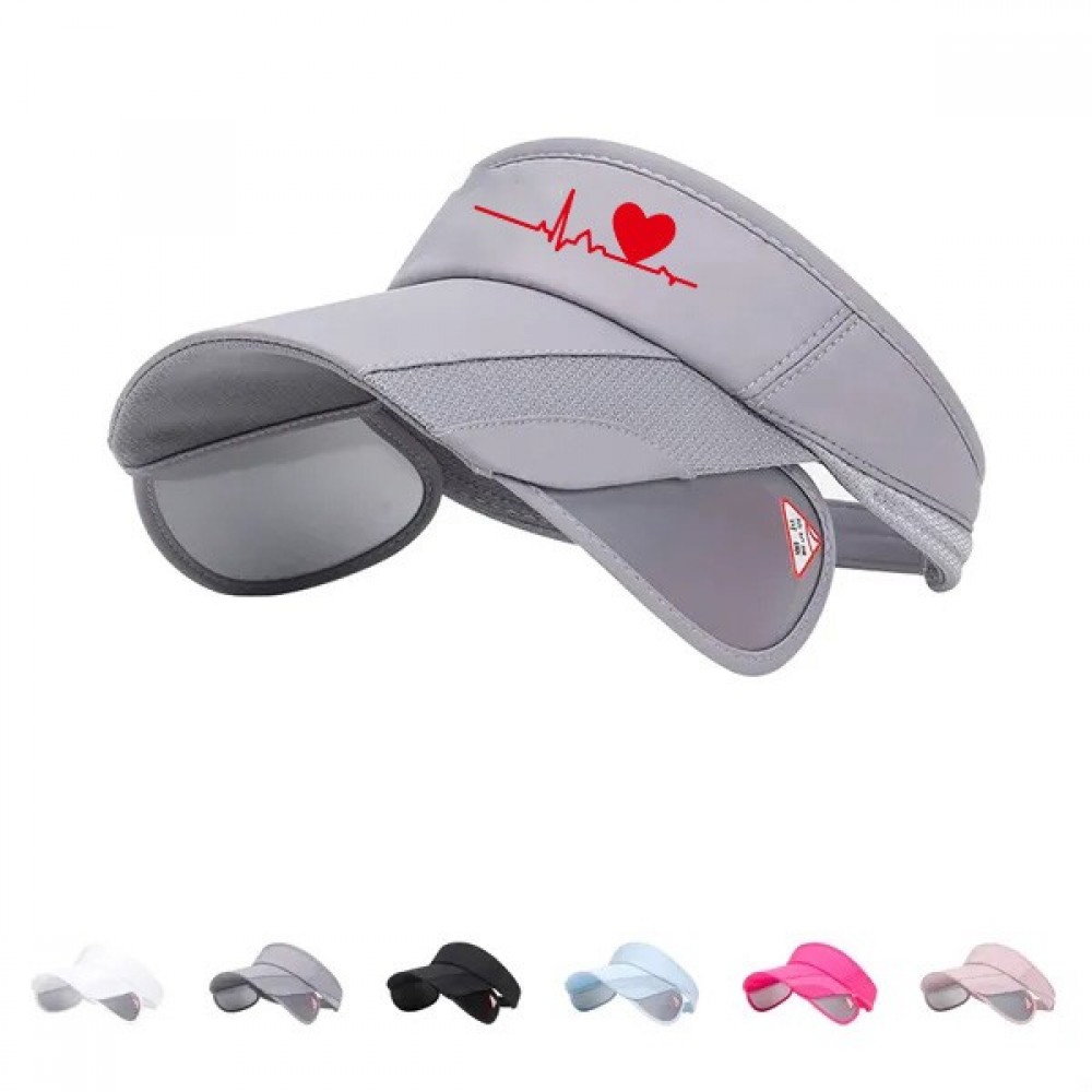 Summer Sun Visor Hat with Logo Summer Sun Visor Hat with Logo