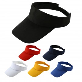 Logo Branded Custom Cotton Twill Unisex Sun Visor Cap Outdoor Sport Visor