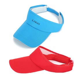 Cotton Twill Visor with Logo  Cotton Twill Visor with Logo