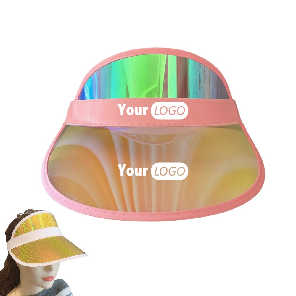 Personalized Outdoors PVC Clear Sun Visor