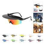Outdoor Cycling Unisex Visor Sports Hat Sunglasses with Logo