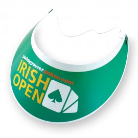Paper Visor w/Elastic Cord with Logo  Paper Visor w/Elastic Cord with Logo