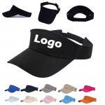 Summer Cotton Outdoor Visor Hat with Logo
