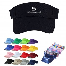 Polyester Empty Top Visor Caps with Logo