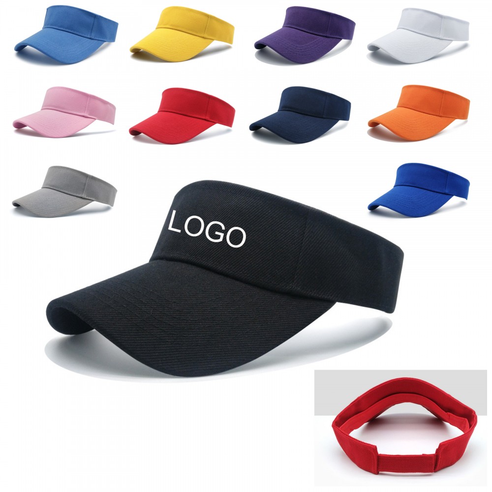 Men's Ladies Sports Empty Top Hat with Logo