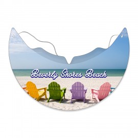 Pop-Up Visor With Elastic Band with Logo