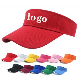 Sun Visor Hats Athletic Half Cap with Logo