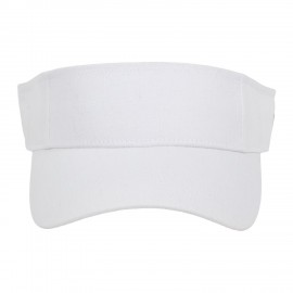 Recycled Cotton Twill Visor with Logo