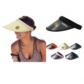 Women Men Wide Brim Sun Visor with Logo