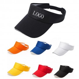 Various Cotton Twill Visor with Logo