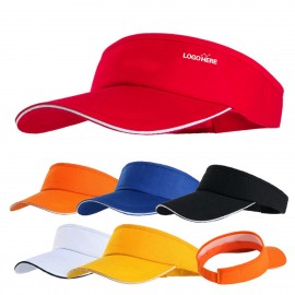 Customized Cotton Sports Visor  Customized Cotton Sports Visor