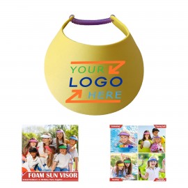 Customized Adjustable Pediatric Foam Visors with Coil Bands  Customized Adjustable Pediatric Foam Visors with Coil Bands