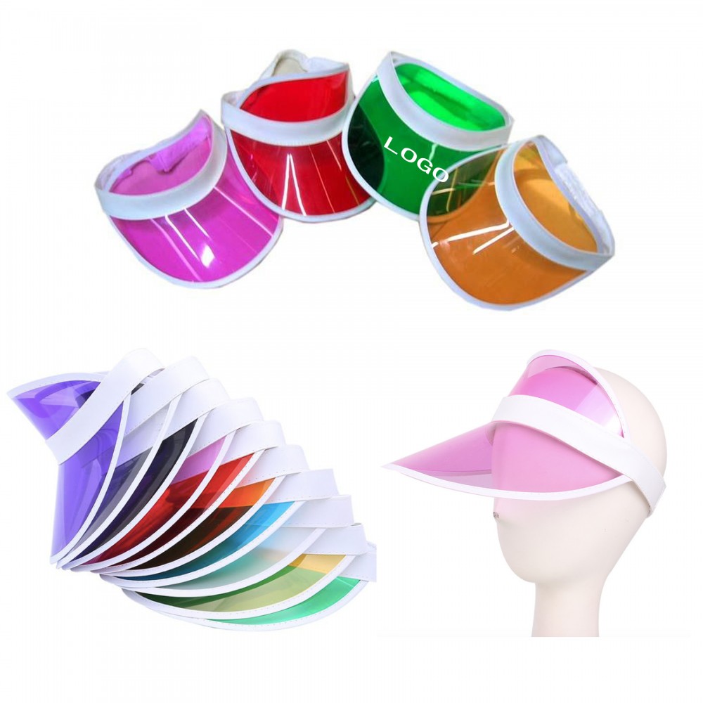 Custom Branded PVC Sun Visor Custom Branded PVC Sun Visor