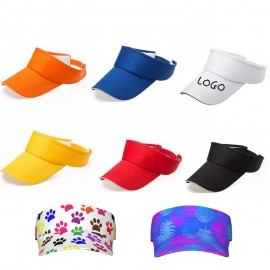 Twill Cotton Sport Visor with Logo
