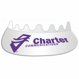 Ad Visor w/ Elastic Band with Logo