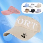 Women's Adjustable Athletic Sun Visor for Stylish and Functional Sun Protection with Logo
