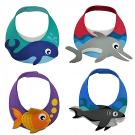 Custom Custom Marine Animal Foam Hat for Baby Bath Protection or Sun Visor
