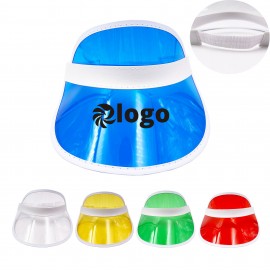Promotional Custom Outdoor Clear Sun Visor Hats MOQ 100pcs