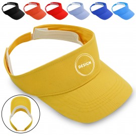 Custom Cotton Twill Sun Visor  Custom Cotton Twill Sun Visor