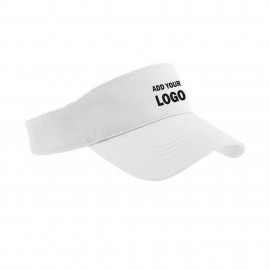 Cotton Visor Cap with Logo