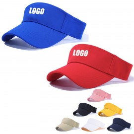 Empty Top Outdoor Sport Visor Cap with Logo