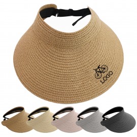 Custom Womens Straw Sun Visors