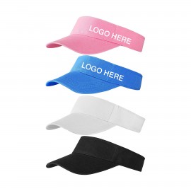 Cotton Sun Block Visor with Logo