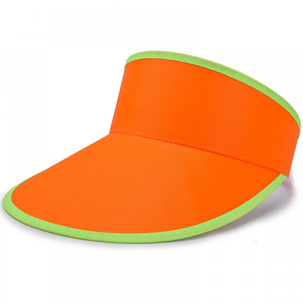 Sun Visors Wide Brim Sport Beach Hat Uv Protection Cap with Logo