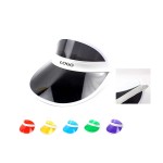 Plastic Sun Visor Hats with Logo