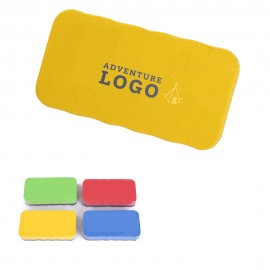 Felt Surface Magnetic Whiteboard Eraser with Logo