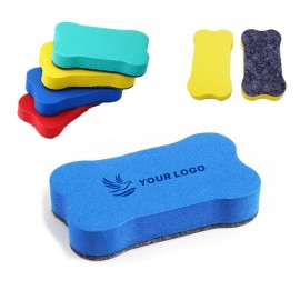 Bone-Shaped Whiteboard Eraser with Logo