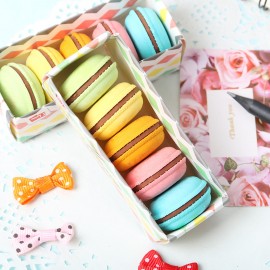 Customized Macaron Shaped Erasers
