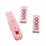 Macaron Colored Push And Pull Eraser For Kids with Logo