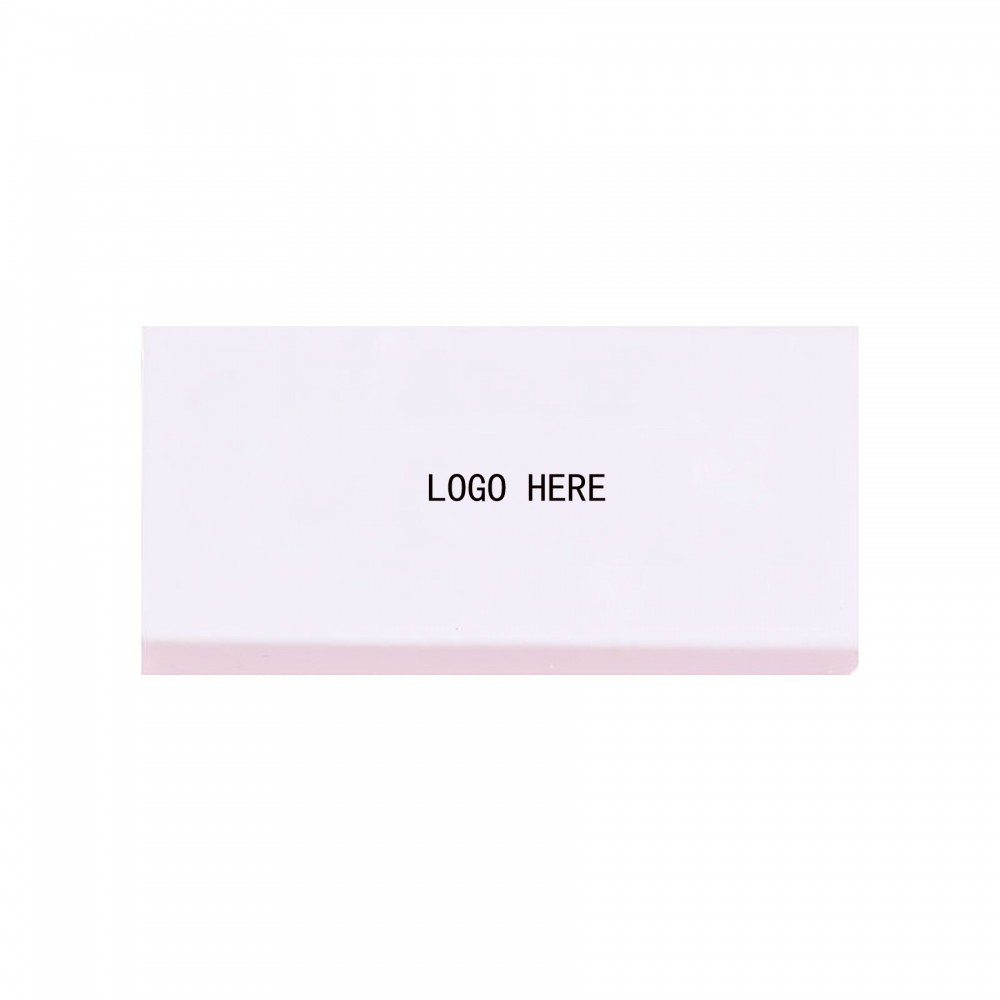 Small Square Eraser with Logo